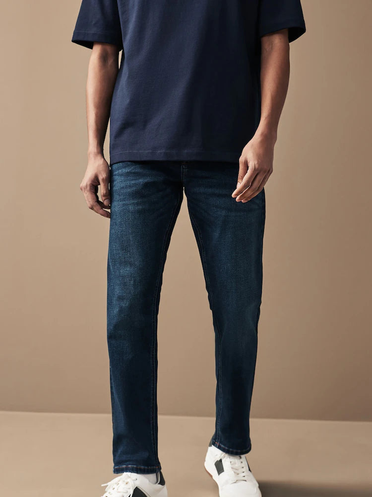 Blue Mid Indigo Slim Fit Motionflex Jeans