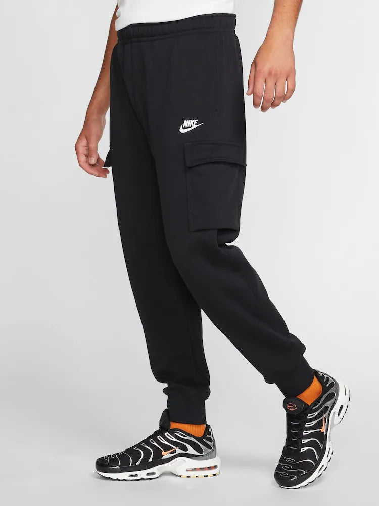 Nike Black Club Cargo Joggers
