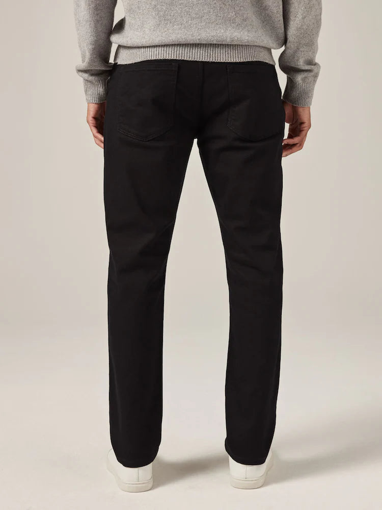 Black Solid Single Slim Fit Classic Stretch Jeans
