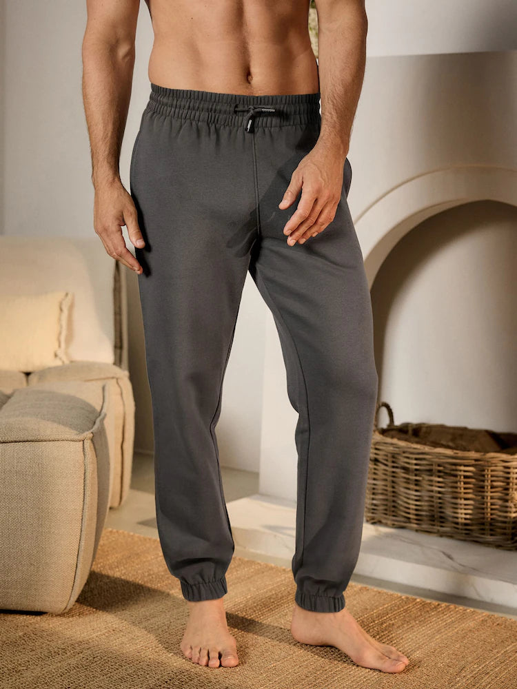 Charcoal Grey Cuffed Joggers