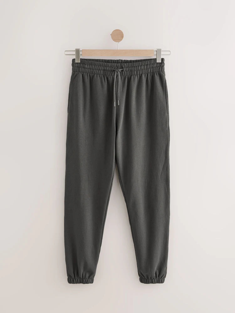 Charcoal Grey Cuffed Joggers