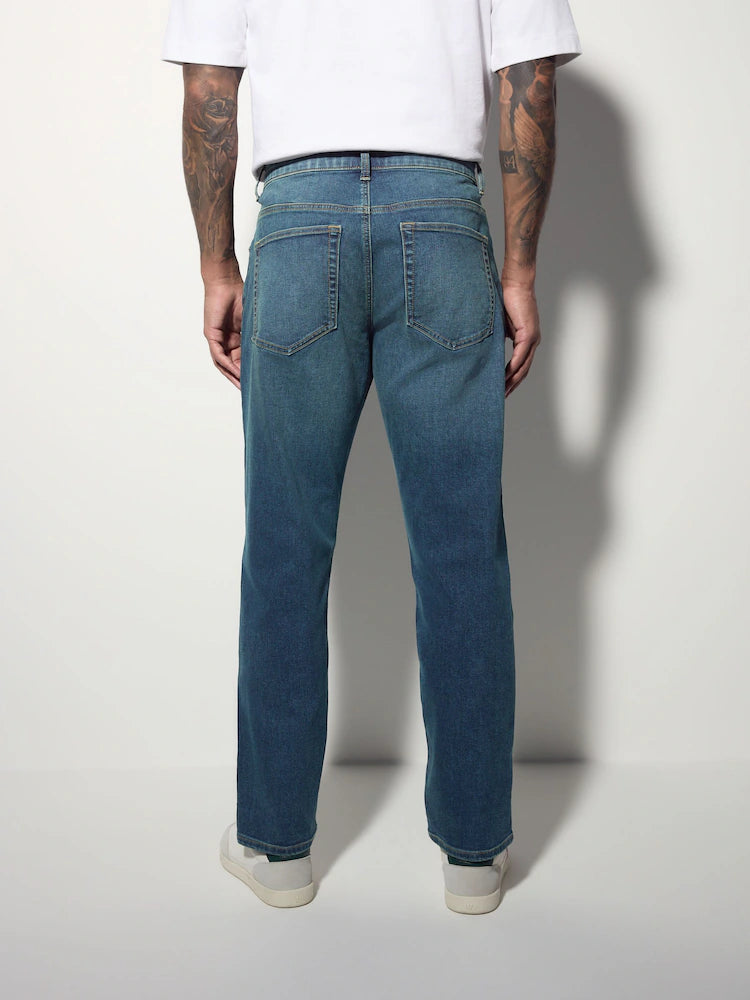Blue Deep Vintage Single Slim Fit Classic Stretch Jeans