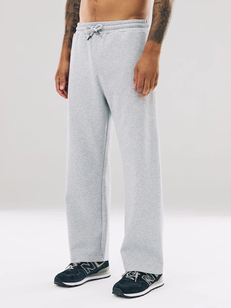 Grey Marl Relaxed Fit Cotton Rich Jersey Joggers