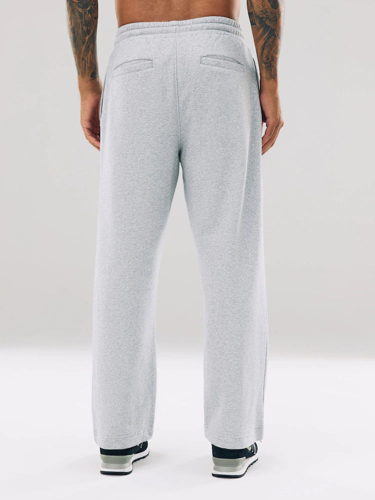 Grey Marl Relaxed Fit Cotton Rich Jersey Joggers