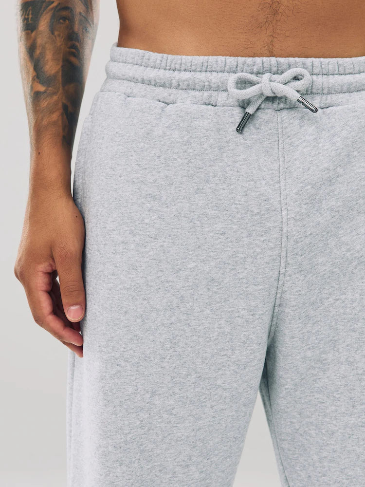 Grey Marl Relaxed Fit Cotton Rich Jersey Joggers