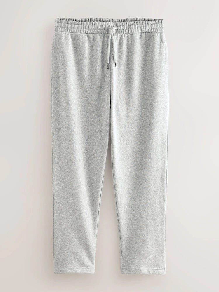 Grey Marl Relaxed Fit Cotton Rich Jersey Joggers