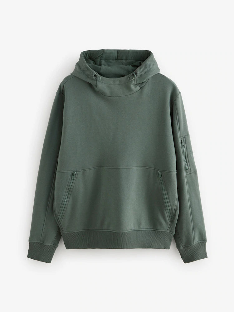 Green Overhead Hoodie Utility