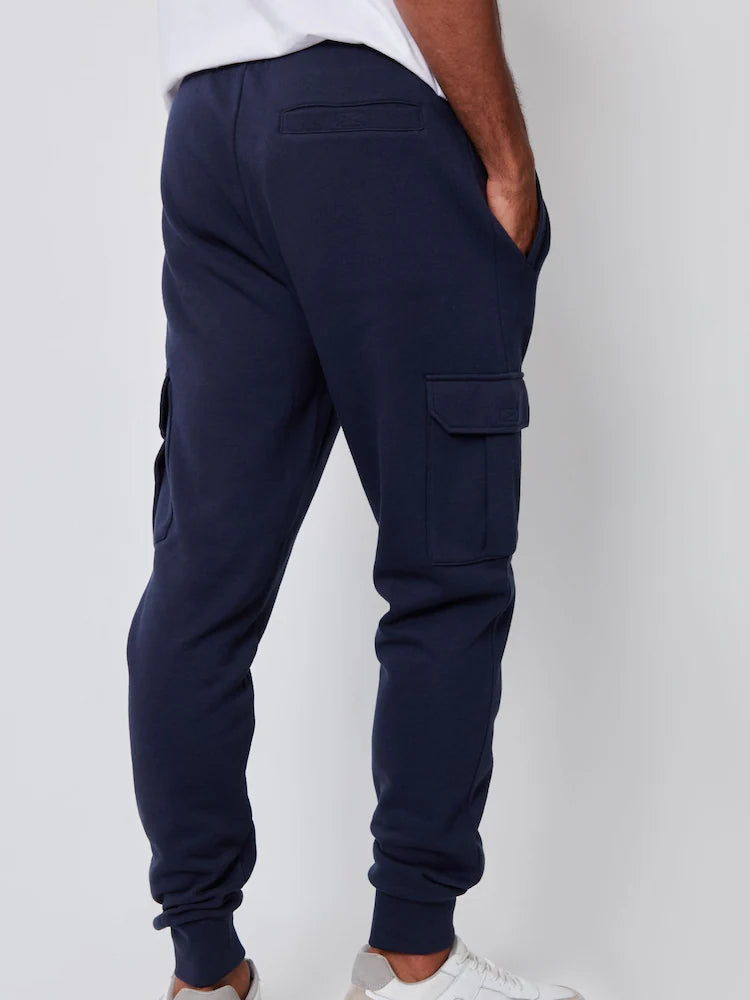 Threadbare Navy Cargo Style Joggers